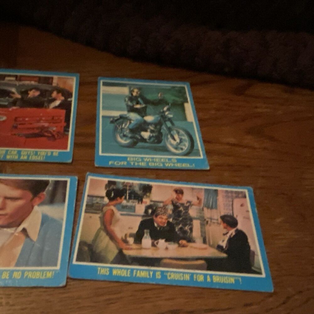 Happy Days Topps 1976 Trading Card Lot of 5 Henry Winkler Fonzie Card #26